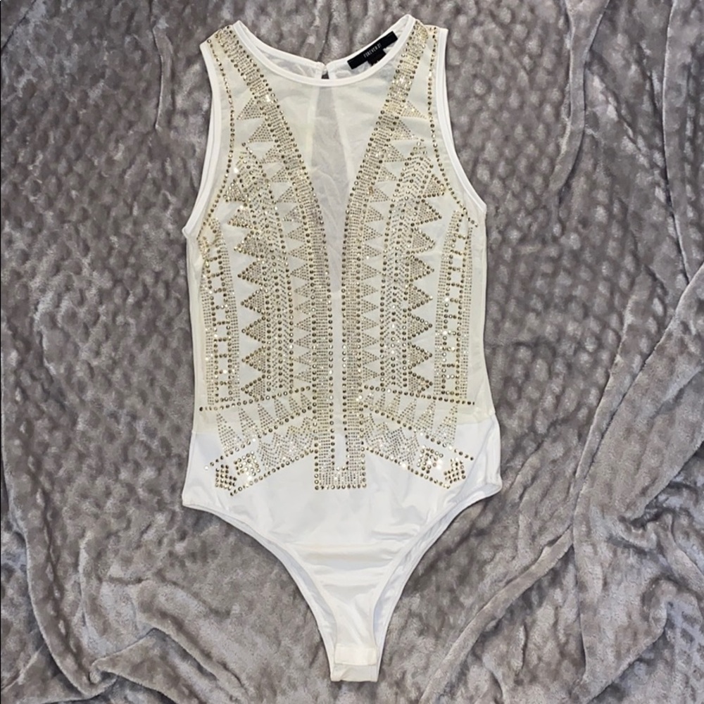Studded bodysuit